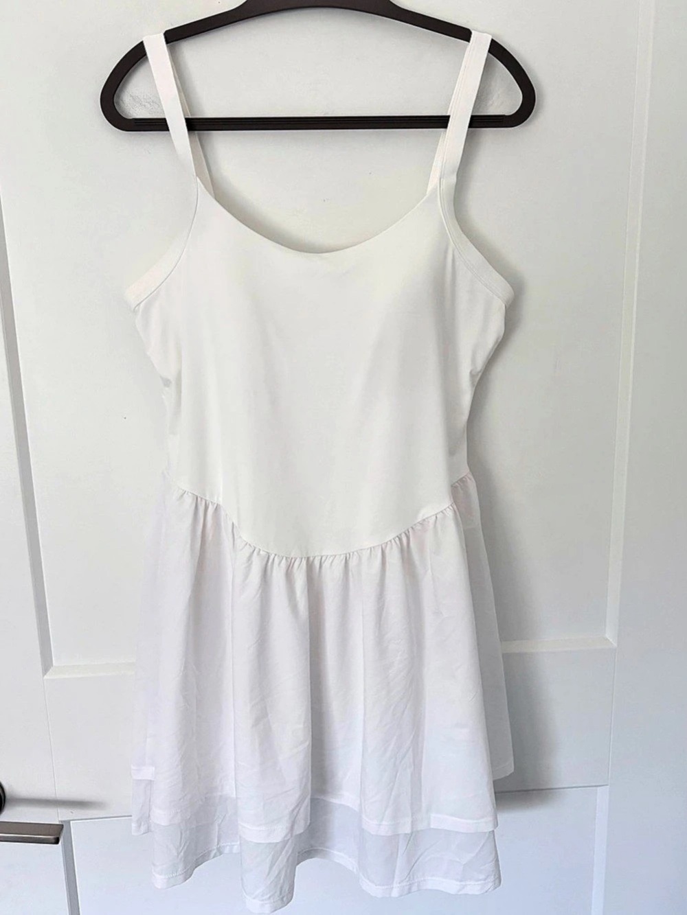 NWOT • All In Motion Women's White Mini Dress • Athletic Tennis Dress - Medium